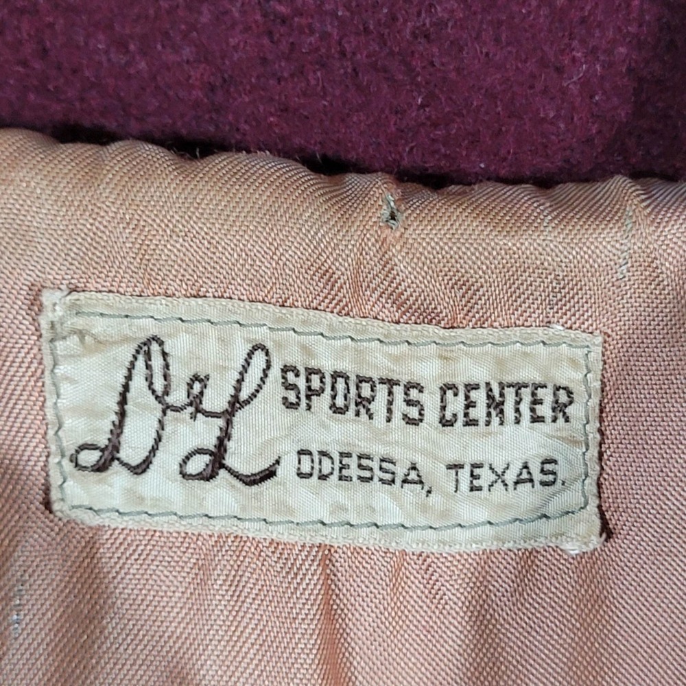 Odessa Texas Vintage 50s Chorus A Cappella Varsity Jacket - Picture 7 of 10